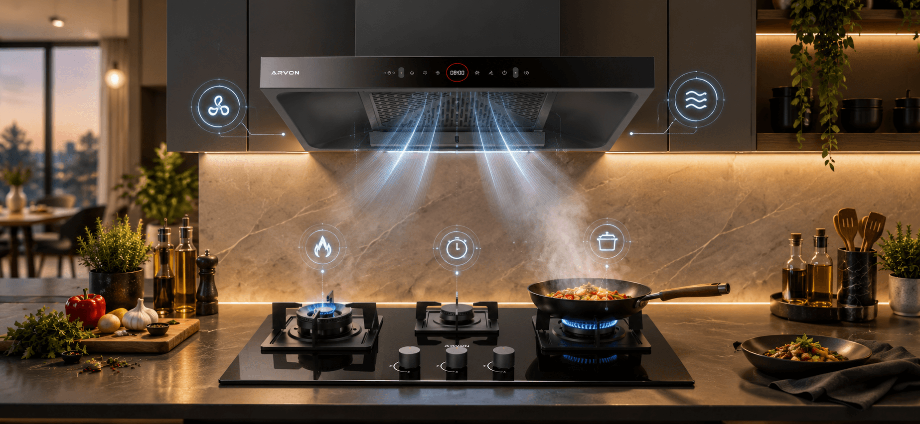 Intelligente Technologie, die das tägliche Kochen revolutioniert
